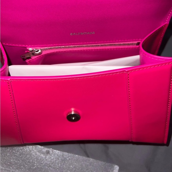 BALENCIAGA WOMEN’S HOURGLASS SMALL HANDBAG - Picture 2 of 7